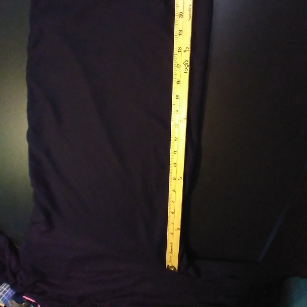 Black Wide Leg Flowy Jumpsuit V Neck 2X Casual Y2k Minimalist Formal Workwear - Picture 10 of 14